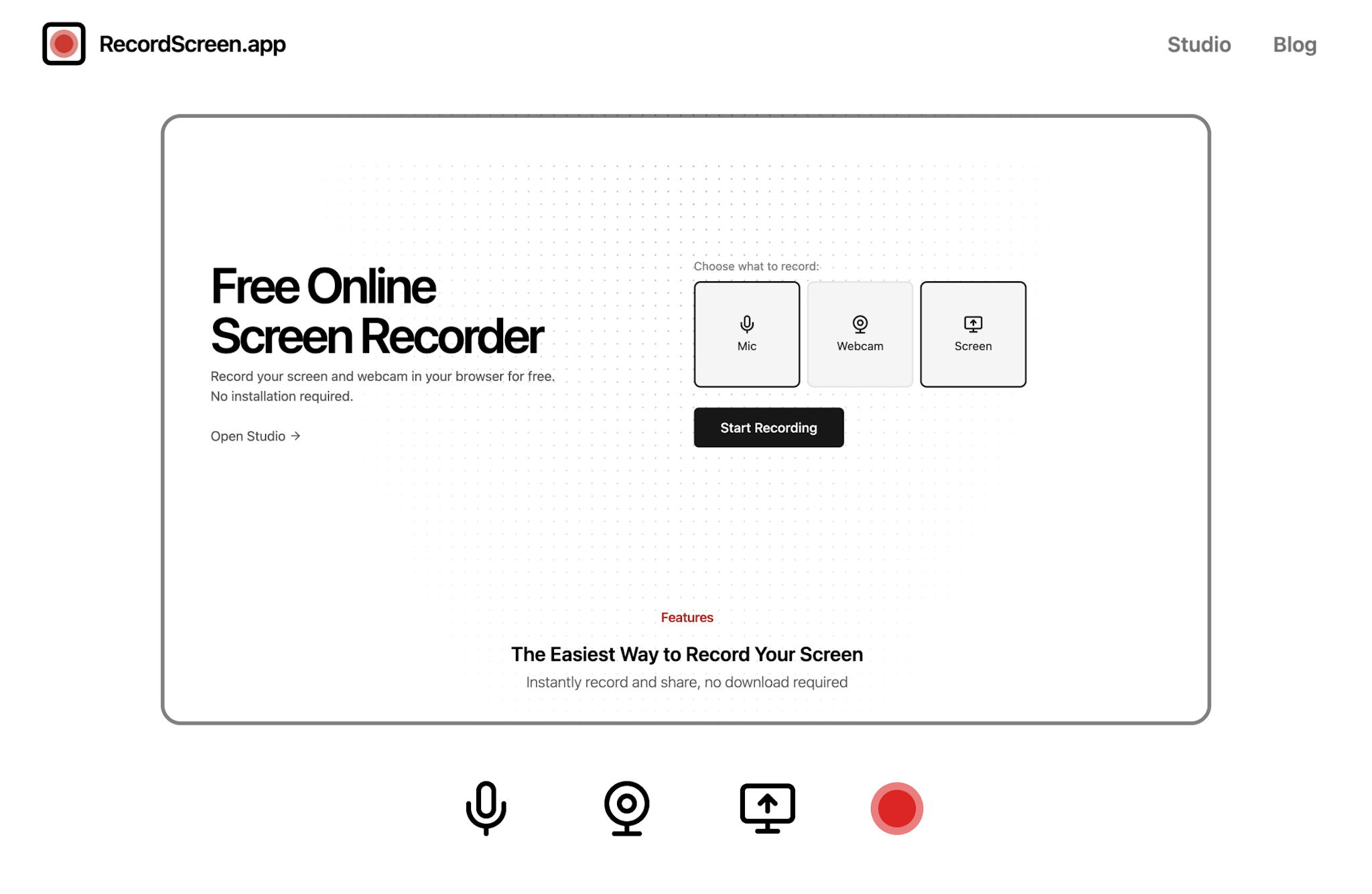 Demo of RecordScreen.app